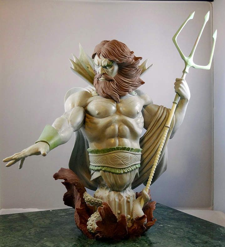 turn over du buste/ painted  by Arnaud GIRO ...Prix buste garagekit 1/7e : 160 €      contact facebook : Art Guilliams 