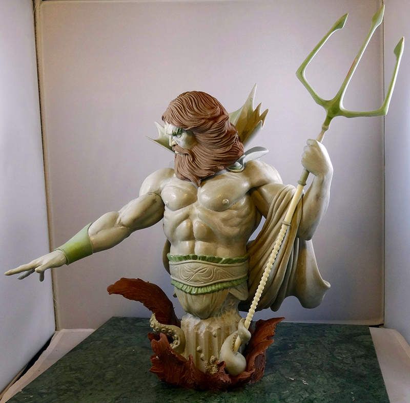 turn over du buste/ painted  by Arnaud GIRO ...Prix buste garagekit 1/7e : 160 €      contact facebook : Art Guilliams 