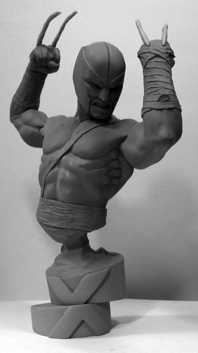 Prix buste garagekit 1/7e : 85 €      contact facebook : Art Guilliams 
