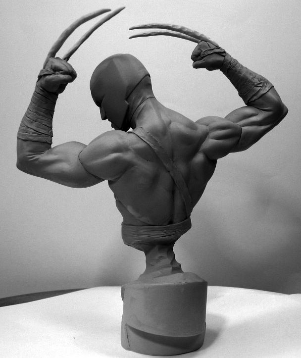 Prix buste garagekit 1/7e : 85 €      contact facebook : Art Guilliams 