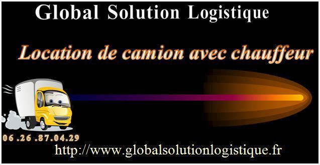 Location de camion avec chauffeur