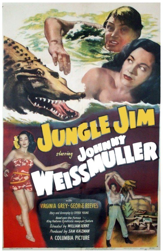 Jim della giungla (jungle Jim) creato da  Alex Raymond con Johnny Weissmuller