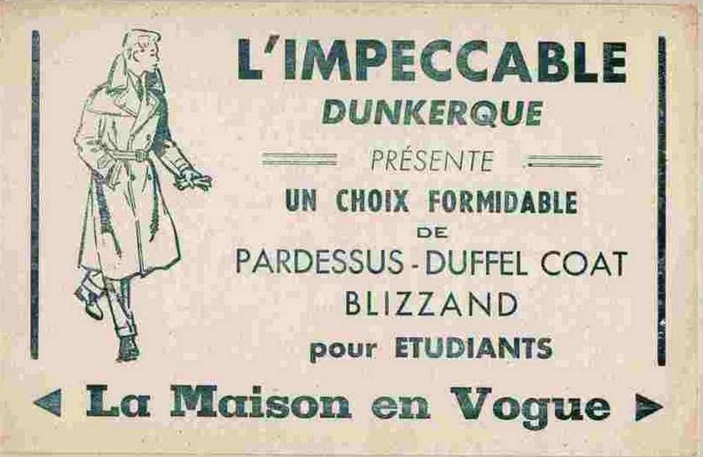 (39) Publicités Anciennes Dunkerque 