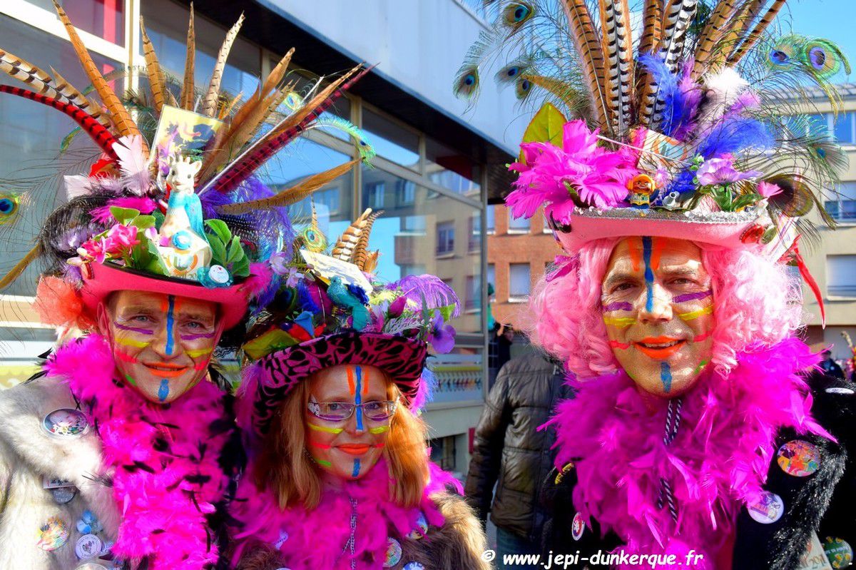 Carnaval de Dunkerque 2018 - Portraits de carnavaleux .
