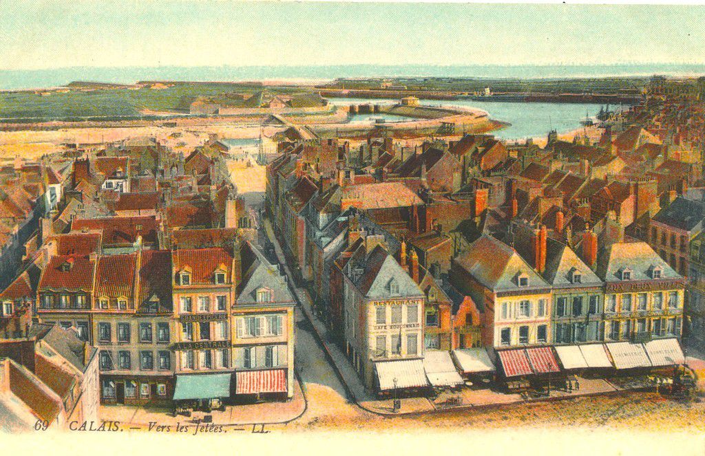 (A20) Cartes Postales Anciennes Calais Vues Aériennes