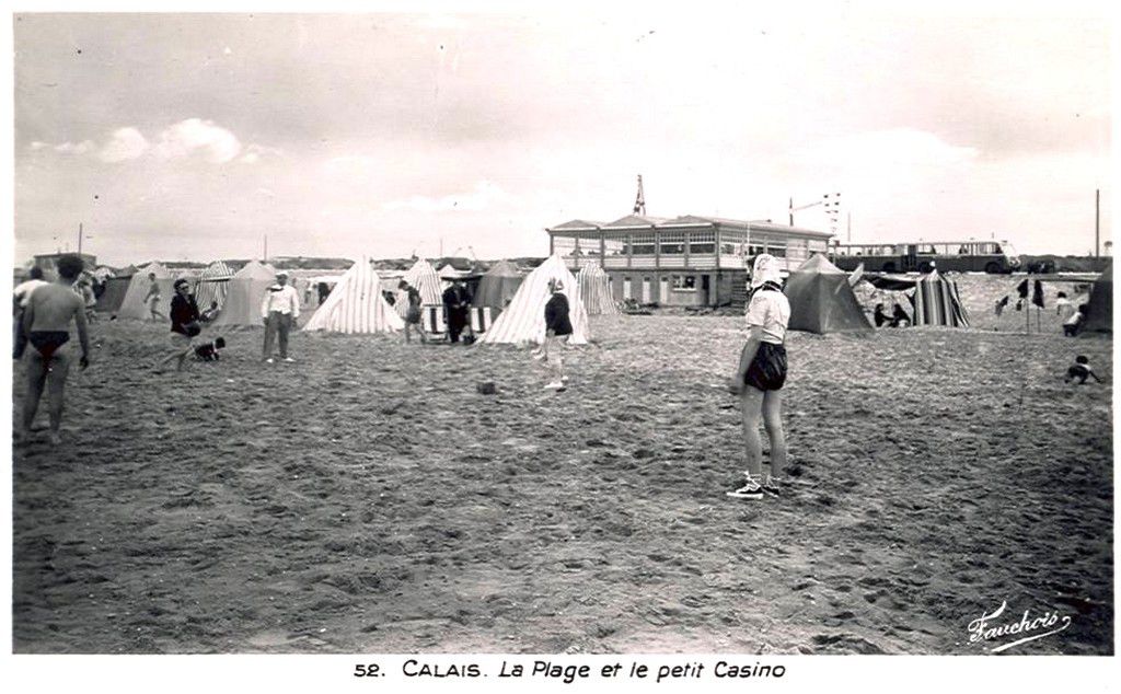 (A14) Cartes Postales Anciennes Calais La Plage