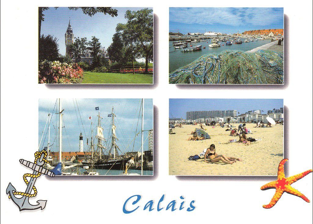 (A24) Cartes Postales Anciennes Calais Souvenir de Calais 