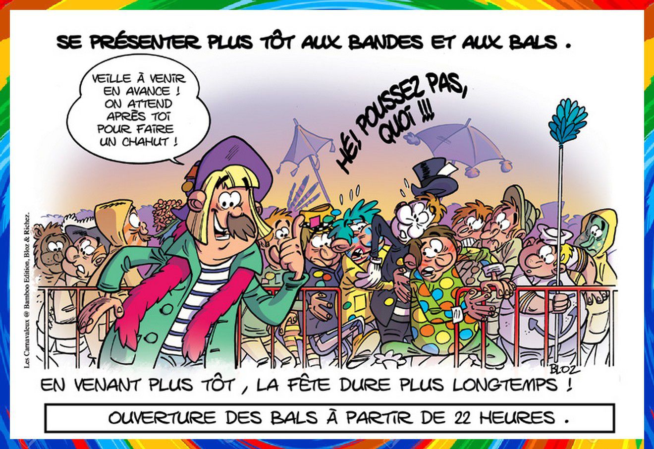 Dates des Bandes et des Bals du Carnaval de Dunkerque et du Dunkerquois 2020 .