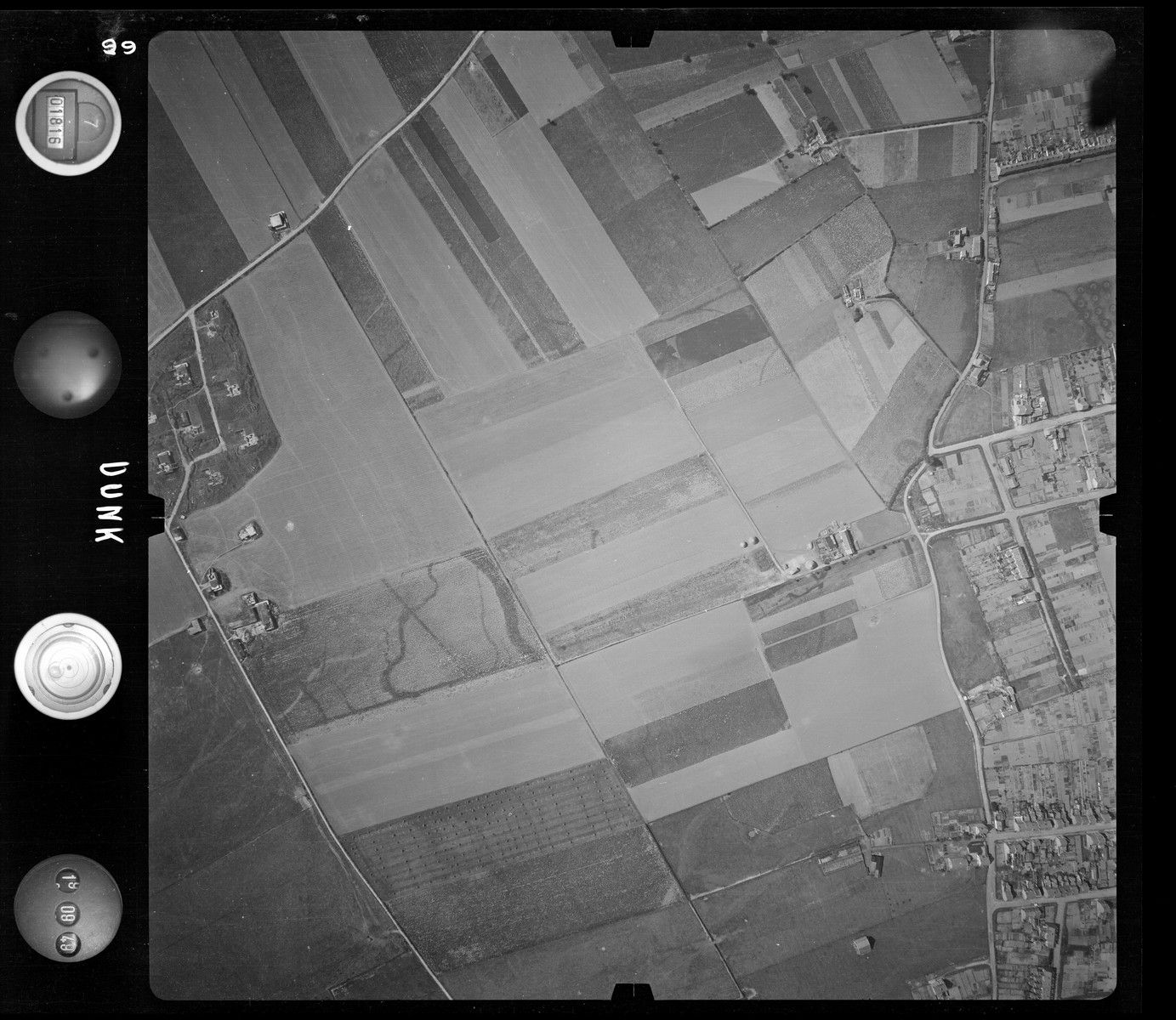 Vues aériennes de Dunkerque en 1949 