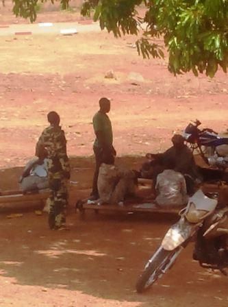 L'entrée de la ville de Koumra