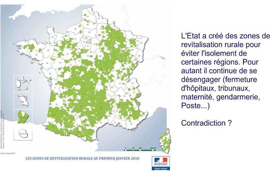 1ère Géo, Thème 2, Question 2: La France en villes