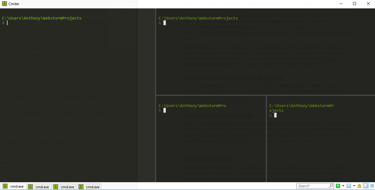 Cmder - multiple instances