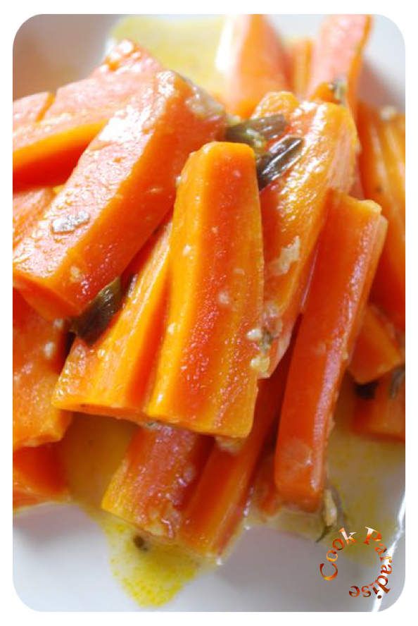 carottes, cookéo, pâte de curry indien