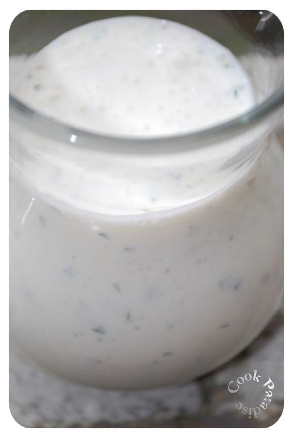 thermomix sauce ranch sauce salade