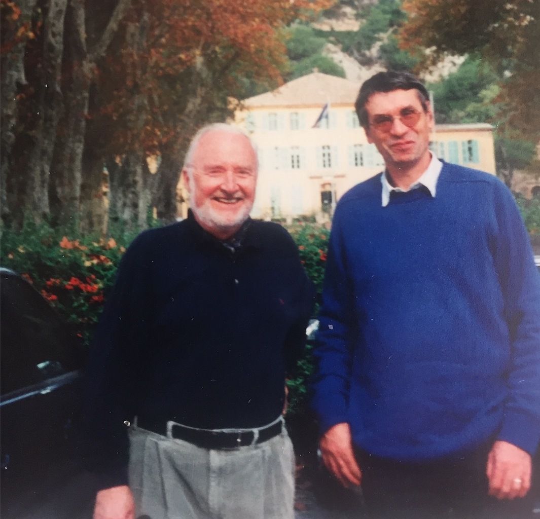 KRISTIAN ET MOI AU THOLONET, NOVEMBRE 1999