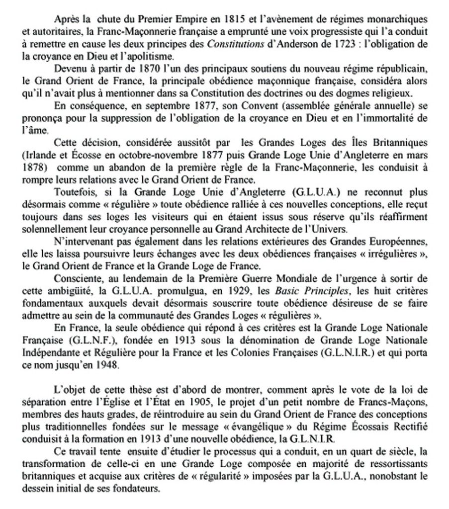 « La Grande loge nationale indépendante et régulière pour la France et les colonies françaises (1910-1940) » par Francis Delon