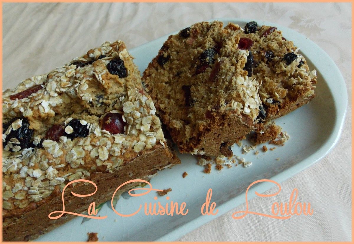 Gateau Flocons D'avoine Fruits Rouges Healthy