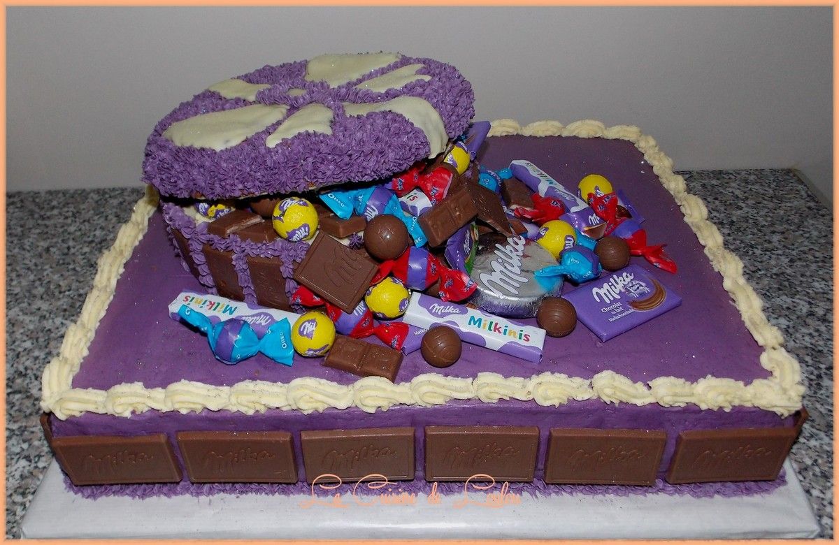 Gateau D Anniversaire Milka La Cuisine De Loulou