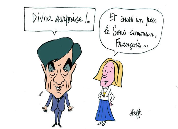 Entre "FRANCE" et François Fillon: y aurait-il deux F de trop?