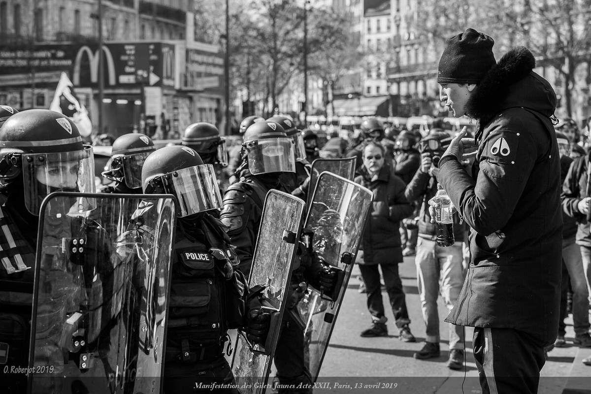 Paris, manifestation du 13 avril 2019 des gilets jaunes, Acte XXII