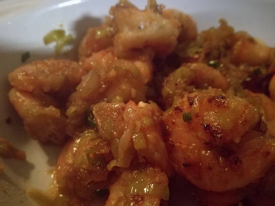 crevettes sautées  a l'ail 