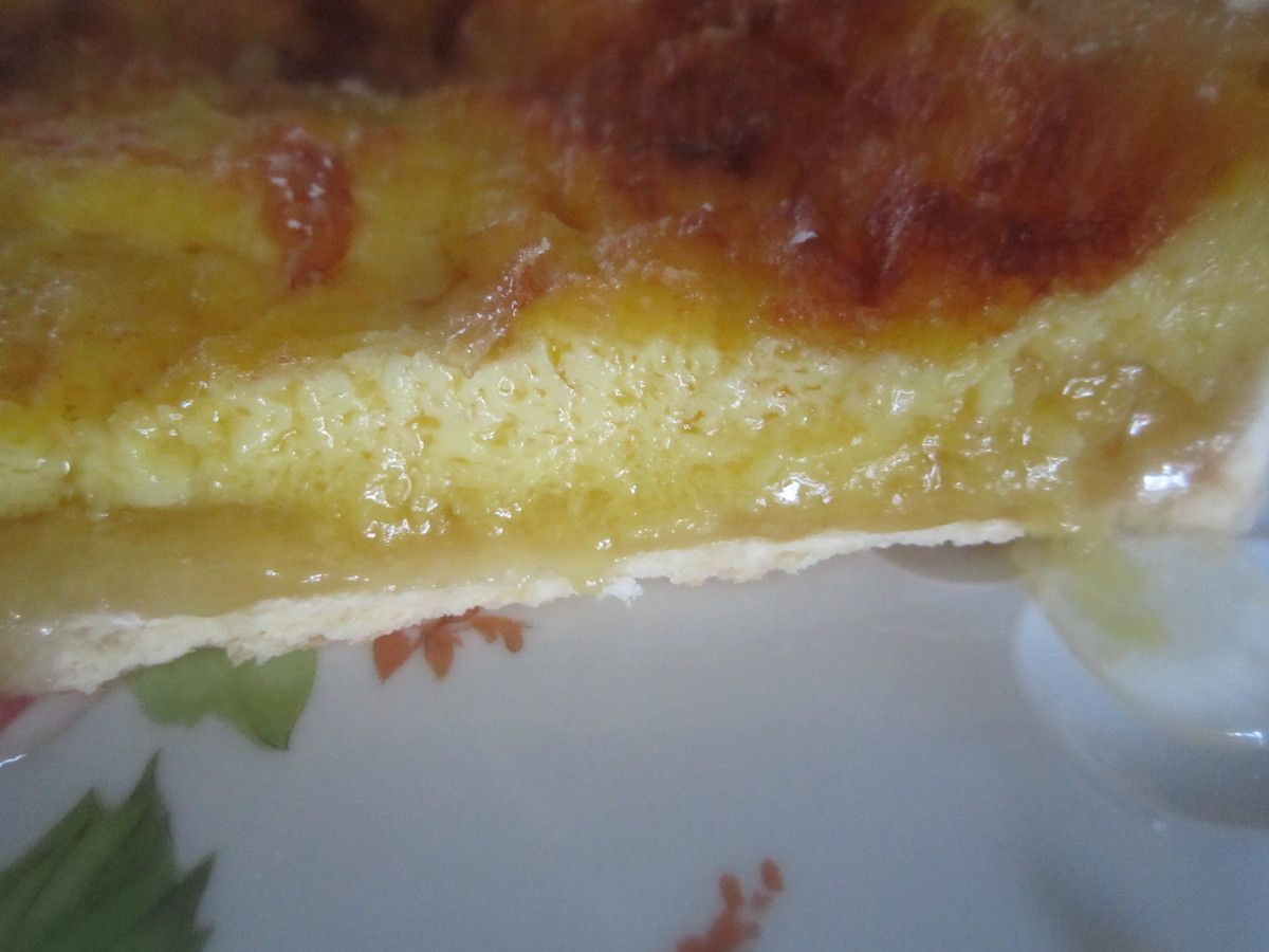 tarte aux oeufs  de maman véritable   recette belge !!