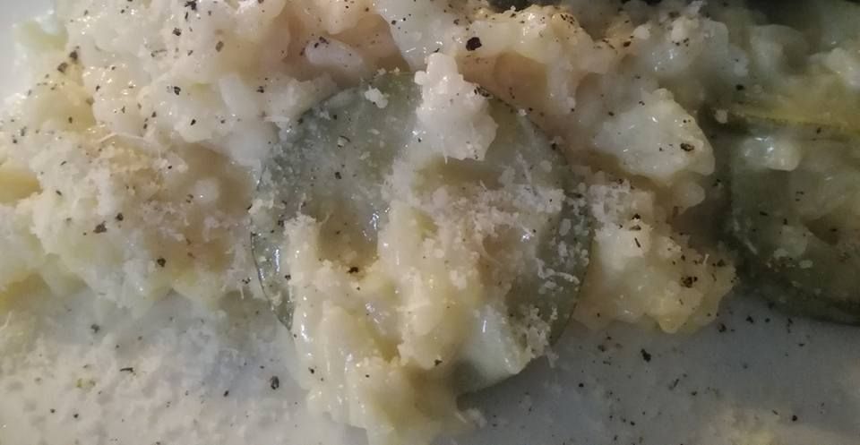 risotto aux courgettes 