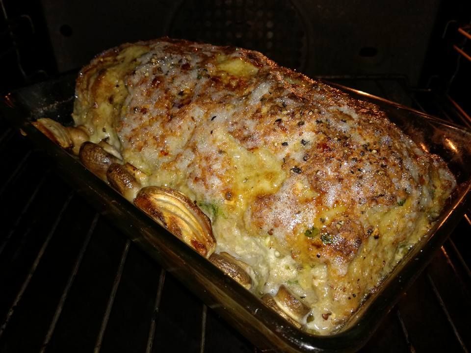 pain de viande aux champignons 