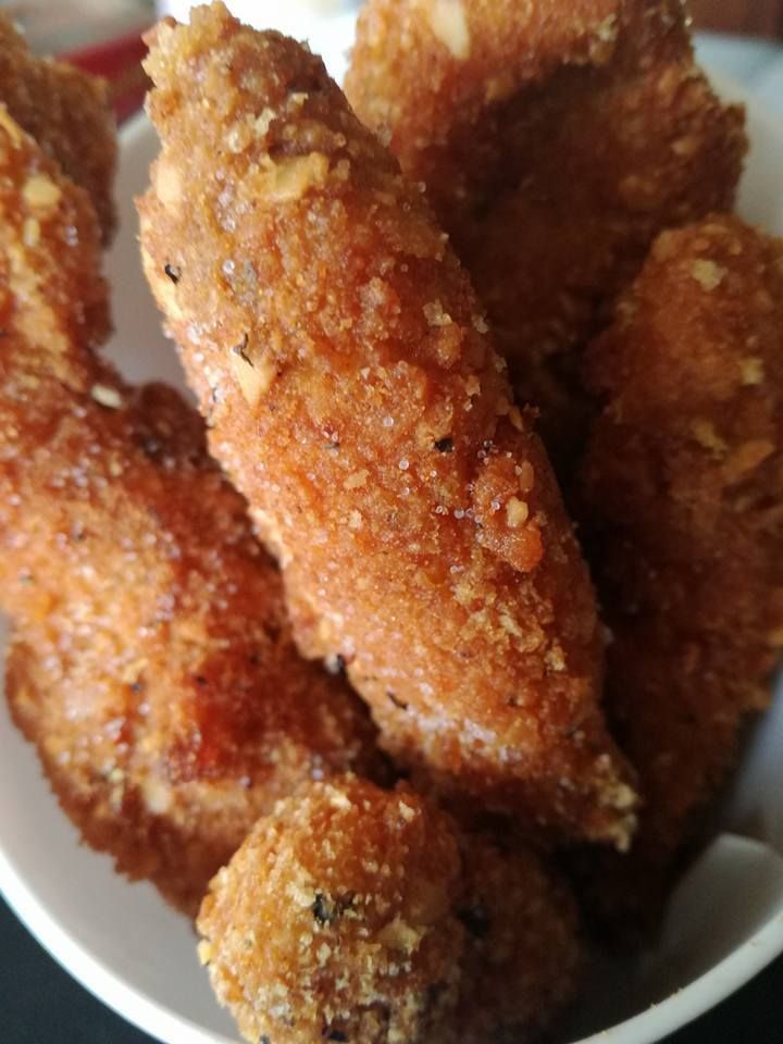 batonnets de poulet au curly et corn flakes 