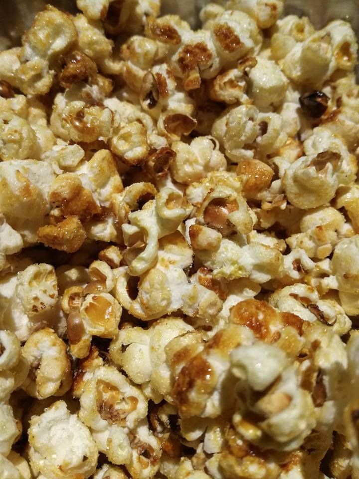 pop corn  caramélisés 