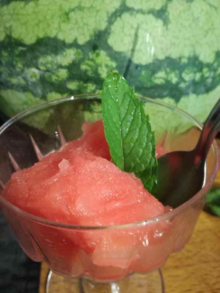 sorbet a la pastèque 