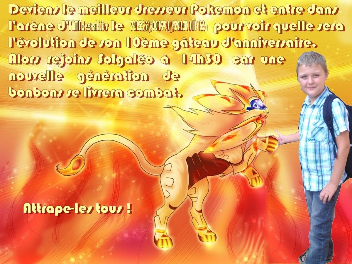 Invitation 10 Ans Mini Loup Pokemon Soleil Aussi Delicat Qu Un Faire Part Invitation 10 Ans Mini Loup Pokemon Soleil Aussi Delicat Qu Un Faire Part