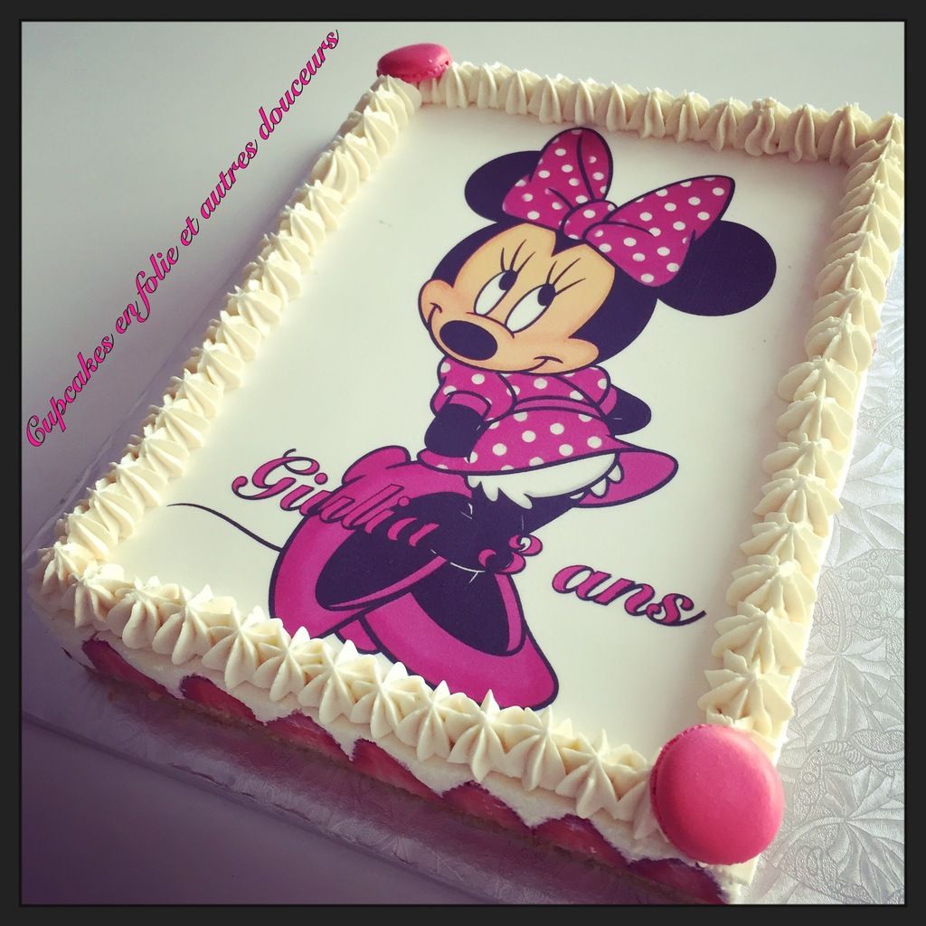 Bavarois Vanille Fraises Minnie Cupcakes En Folie Et Autres Douceurs