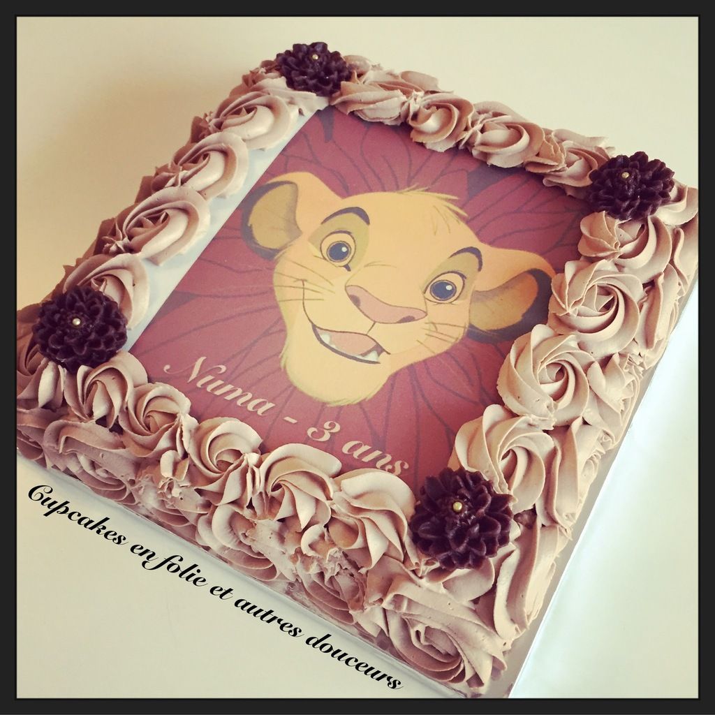 Gateau Simba Rosecake Nutella Cupcakes En Folie Et Autres Douceurs