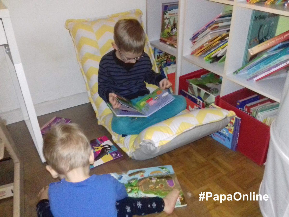 Test] Papa Online ! aménage le coin lecture avec le fauteuil  multi-positions d'Oxybul - Papa Online !