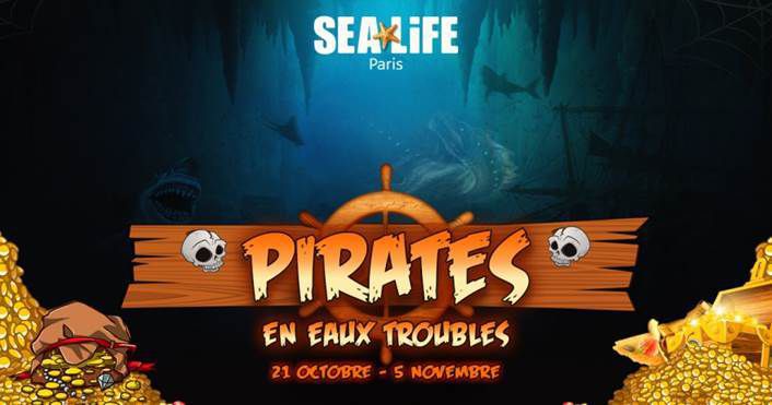 [Sortir] Les pirates s’emparent de SEA LIFE Paris à l'occasion d'Halloween