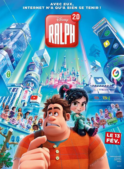 [Papathèque] Cinéma : Ralph 2.0, l'aventure Internet continue... (sortie : le 13 février 2019)