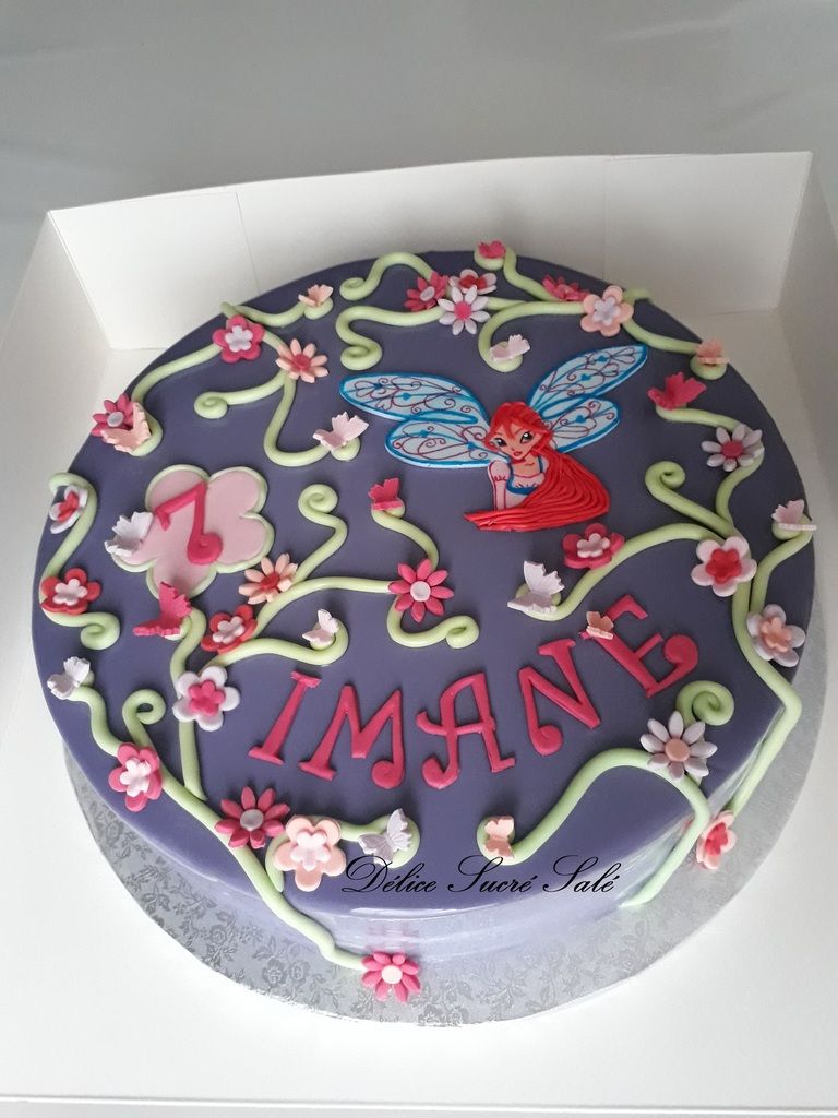 Gateau Theme Winx Delice Sucre Sale