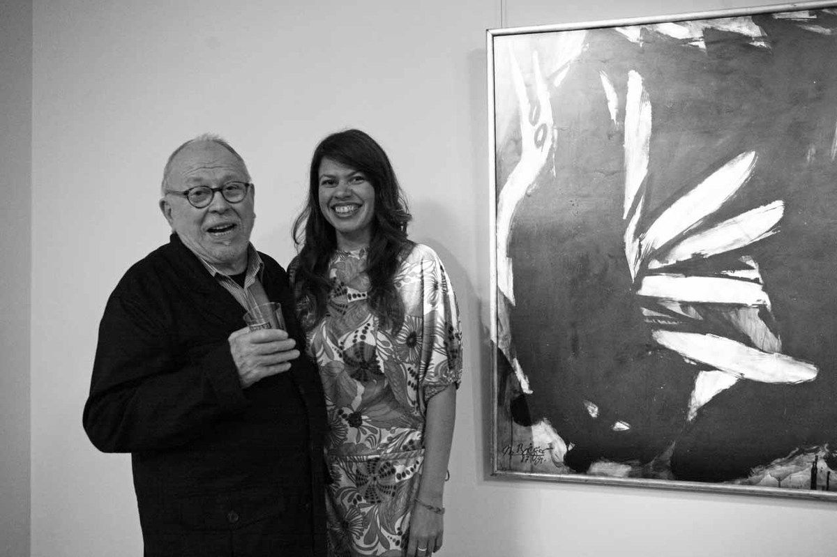 Avec Ileana Rodriguez. Galerie Polad-Hardouin. Paris, le 11 septembre 2008