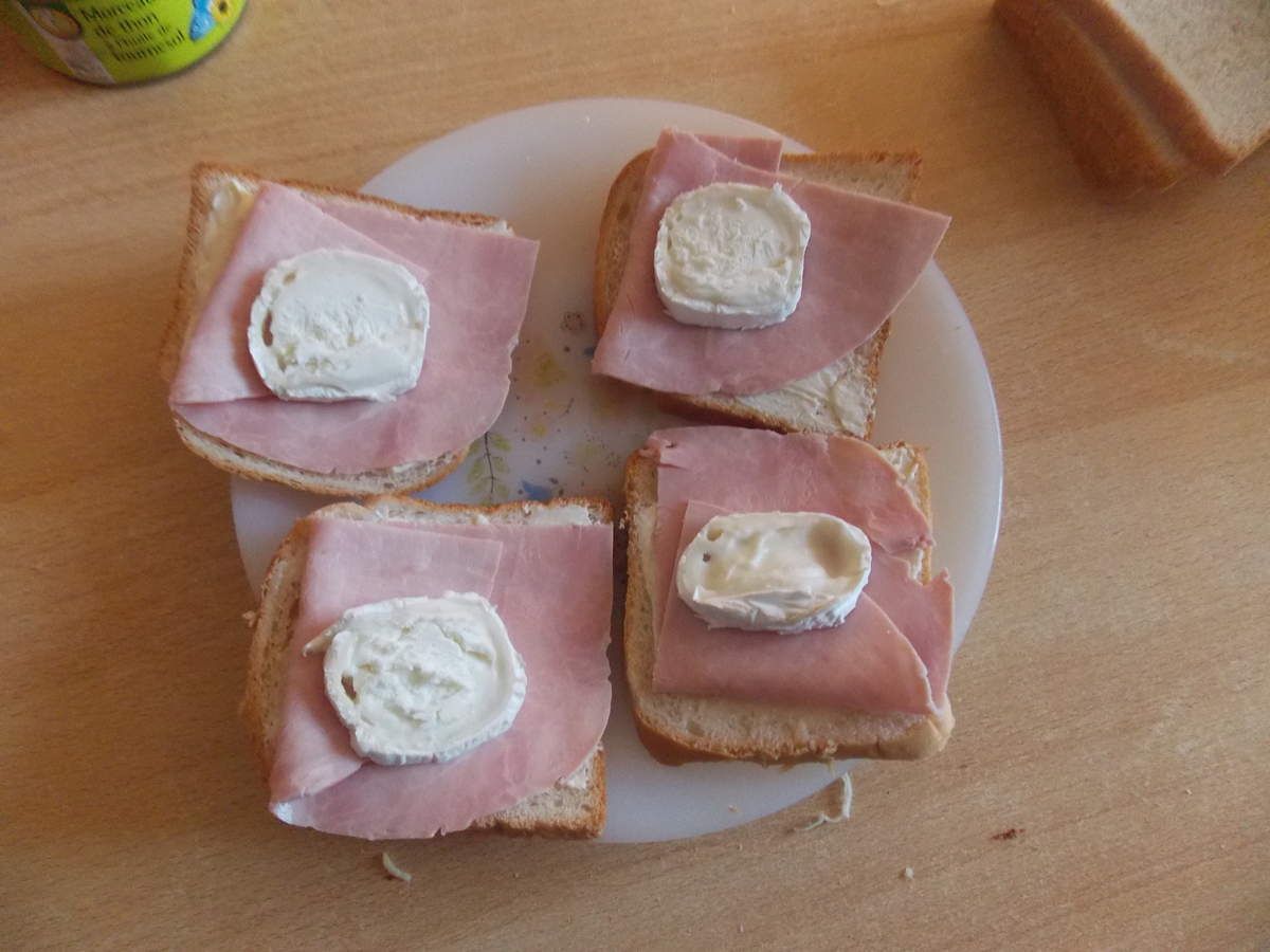 Croque Monsieur Thon Vache Qui Rit CROQUES au thon et à la VACHE qui RIT - Les Recettes de Mamy