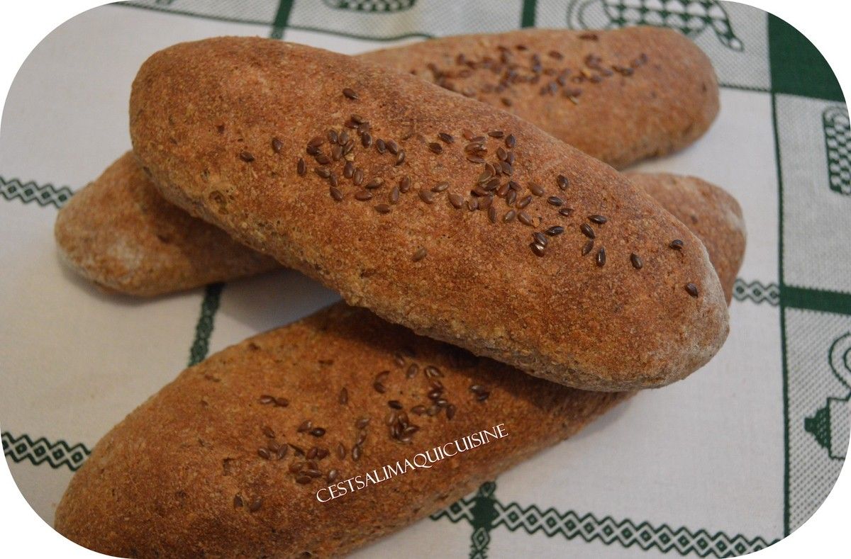 Pain au son de blé et son d'avoine