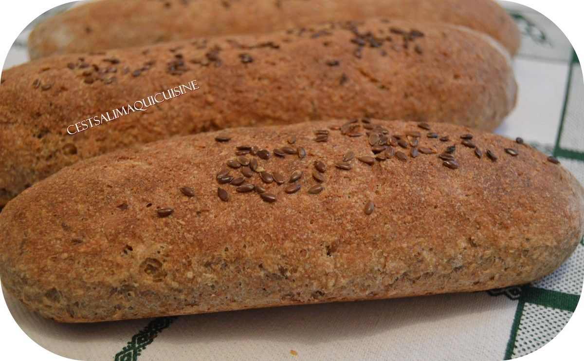 Pain au son de blé et son d'avoine