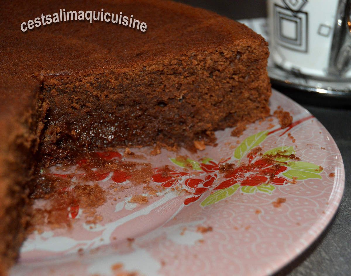 Fondant choco marron /Recettes autour d'un ingrédient # La Châtaigne