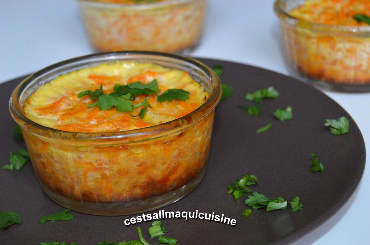 Recette autour d'un ingrédient # 26 La carotte : Flans de carottes