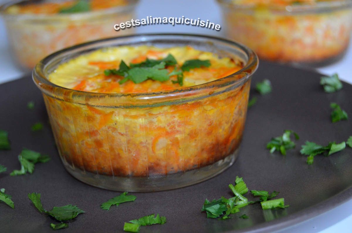 Recette autour d'un ingrédient # 26 La carotte : Flans de carottes