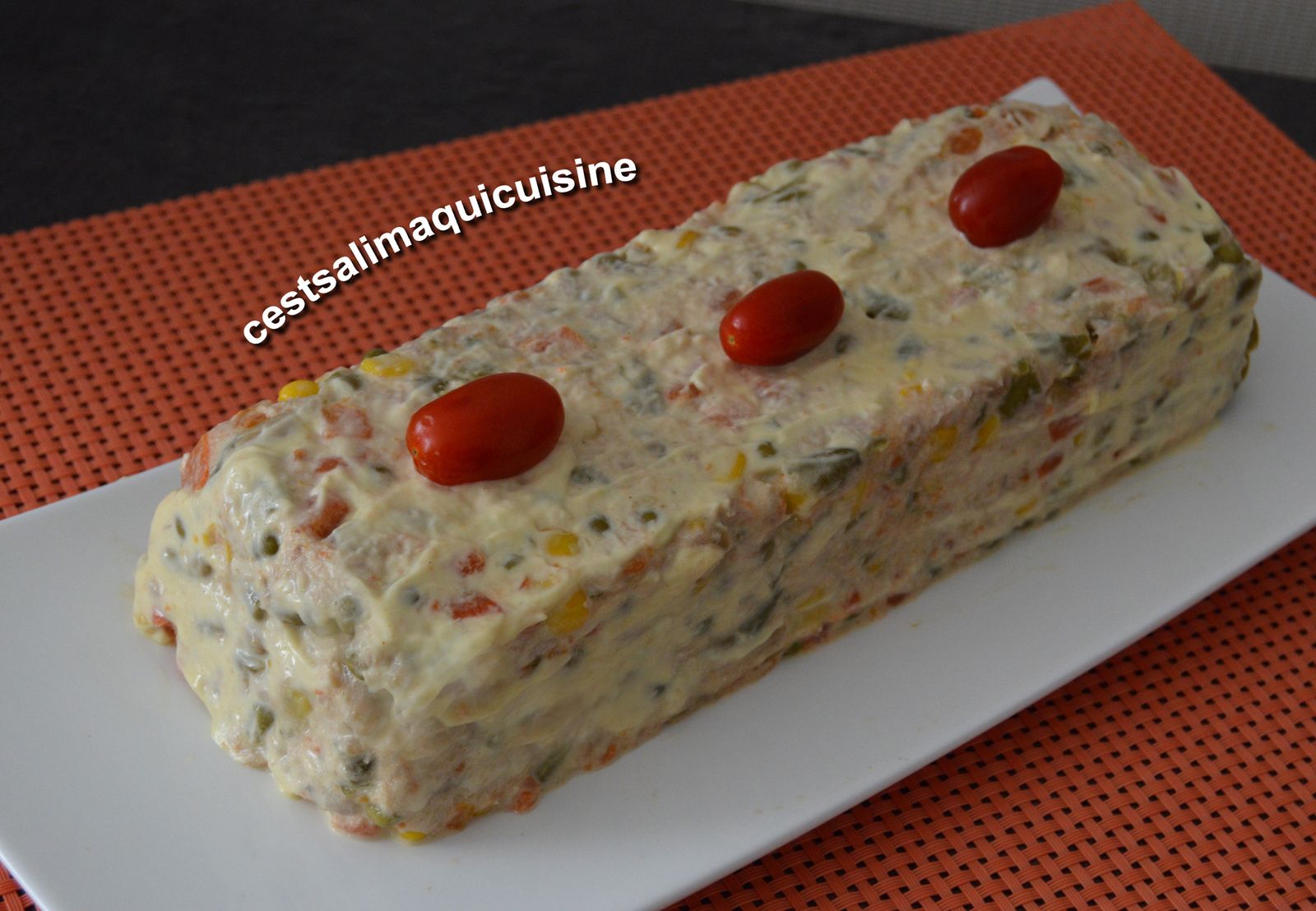 Terrine froide de légumes sans cuisson Le blog de cestsalimaquicuisine
