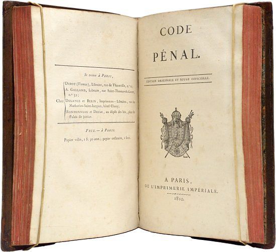 droit du travail : historique, évolution et dates-   le Code Pénal 1810