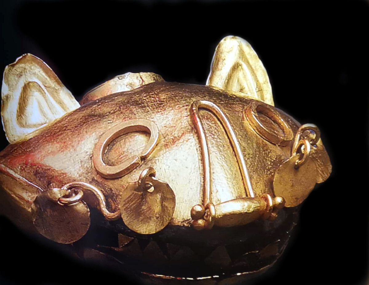 tête-amulette de félin-Pinacothèque