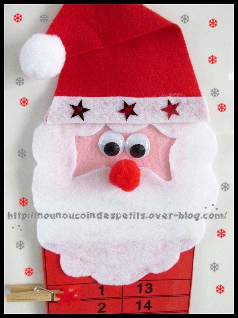 calendrier de l avent pere noel 2016