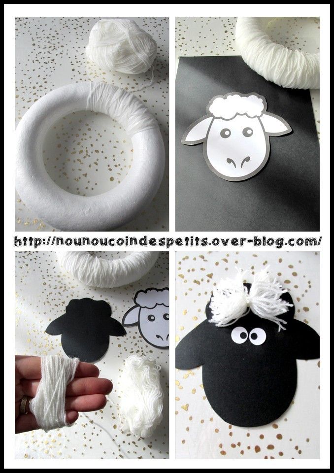 Couronne Mouton Et Petit Mouton A Suspendre Le Blog De Nounoucoindespetits